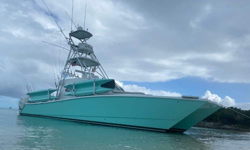 Kayak in a Blue Boat