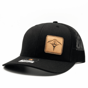 Black Manta Racks logo patch hat.